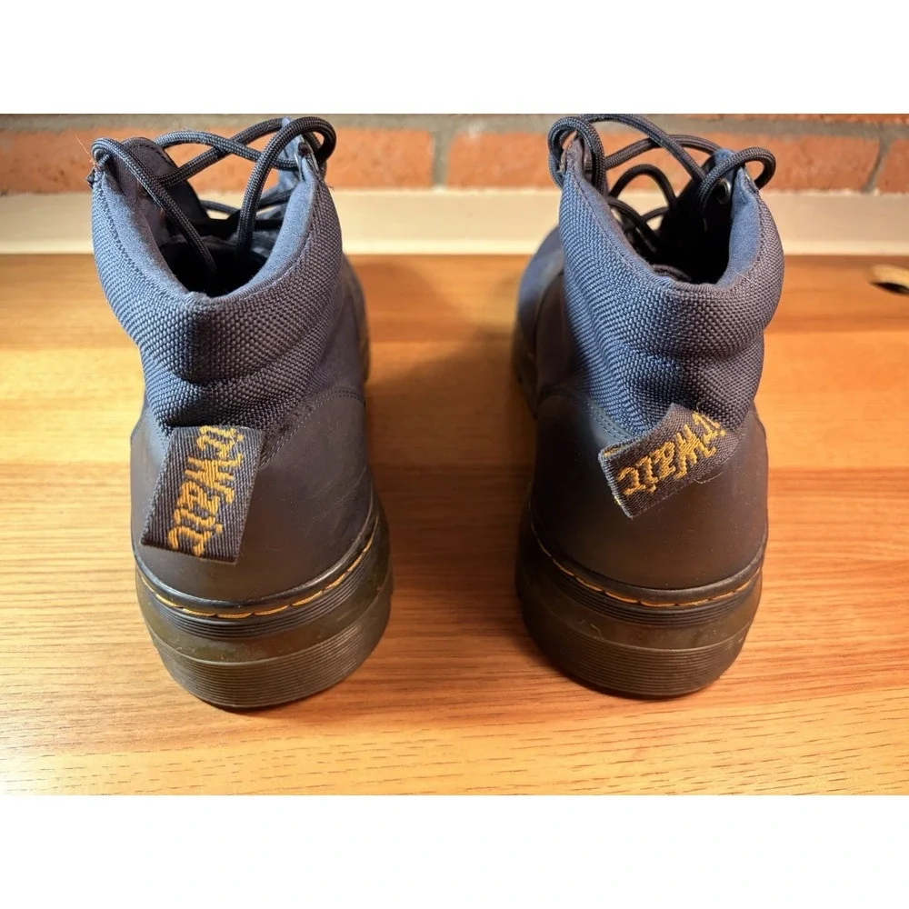 Dr. Martens Bonny Chukka Blue Boot w/ Yellow Stitching Size 12 Men's Pre-owned